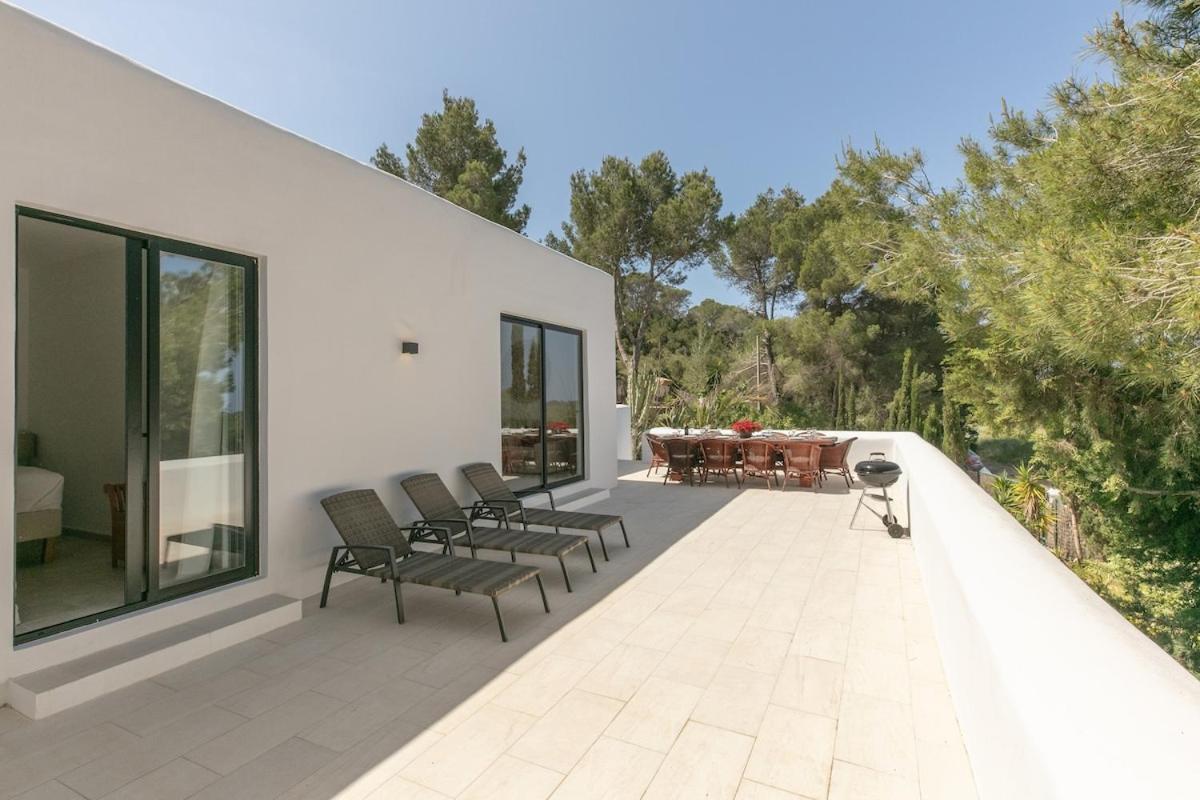 Sunset Villa With Pool And Seaview Cala Tarida  Exteriör bild